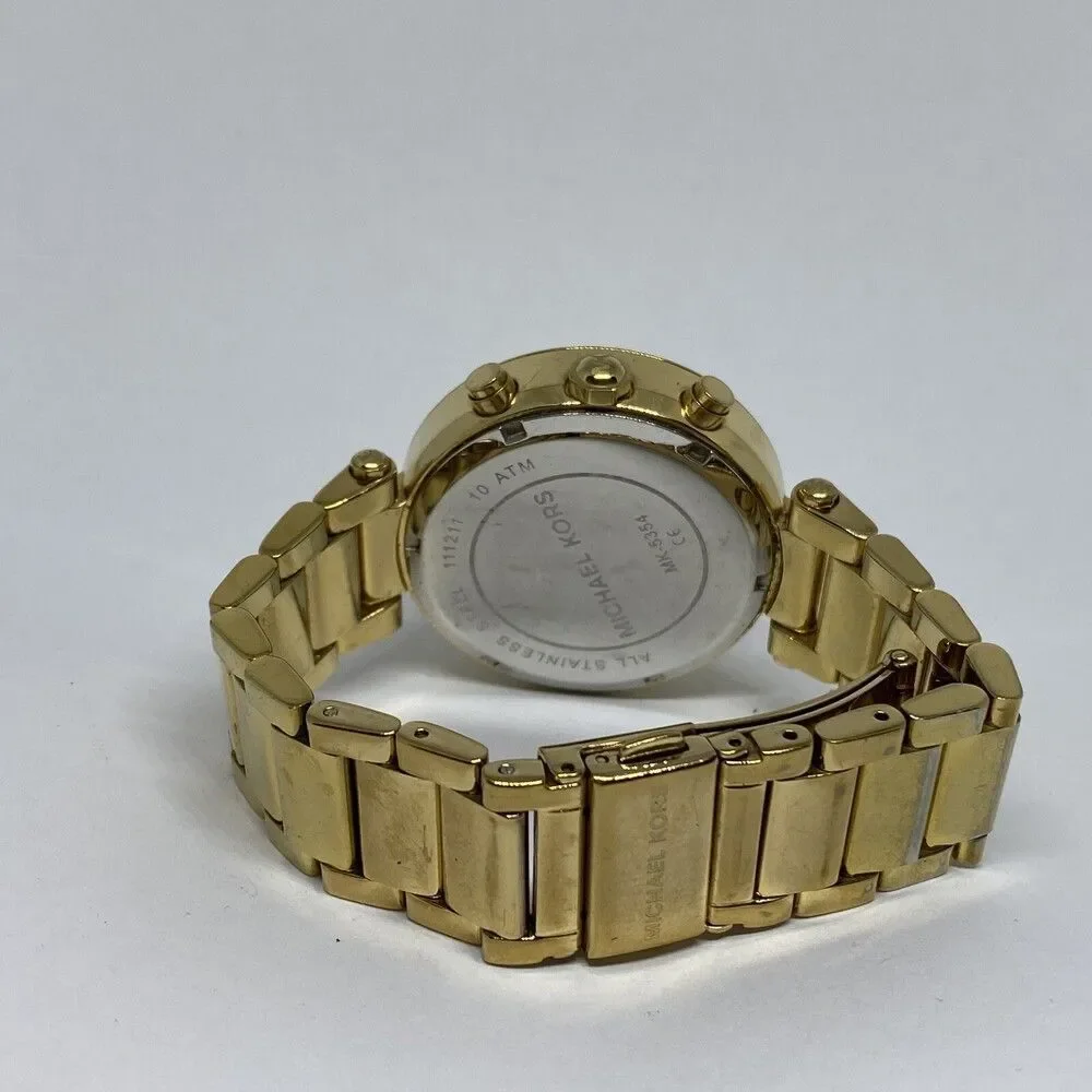 Michael Kors Parker MK5354 Womens Stainless Steel Analog Dial Quartz Watch WO13